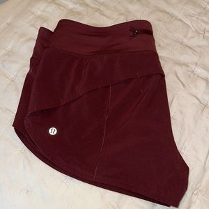 Speed up short - maroon